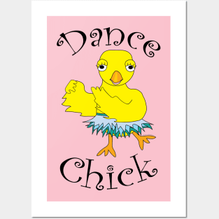 Dance Chick Text Posters and Art